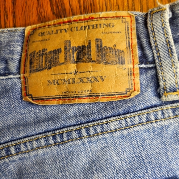 Tommy Hilfiger Blue Jeans Mens 35x25 Classic Straight A93 - Picture 13 of 13